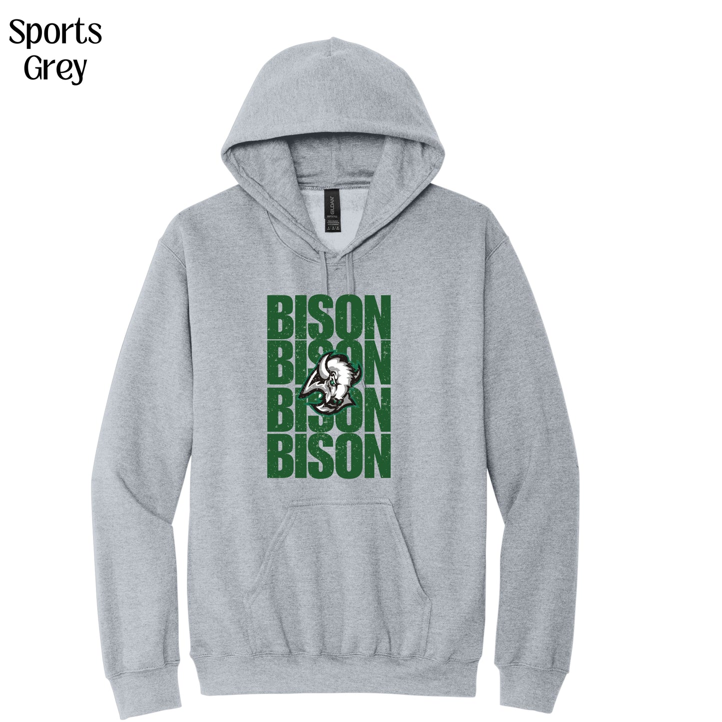 0085 - Adult Hoodie - Bison x4 Image