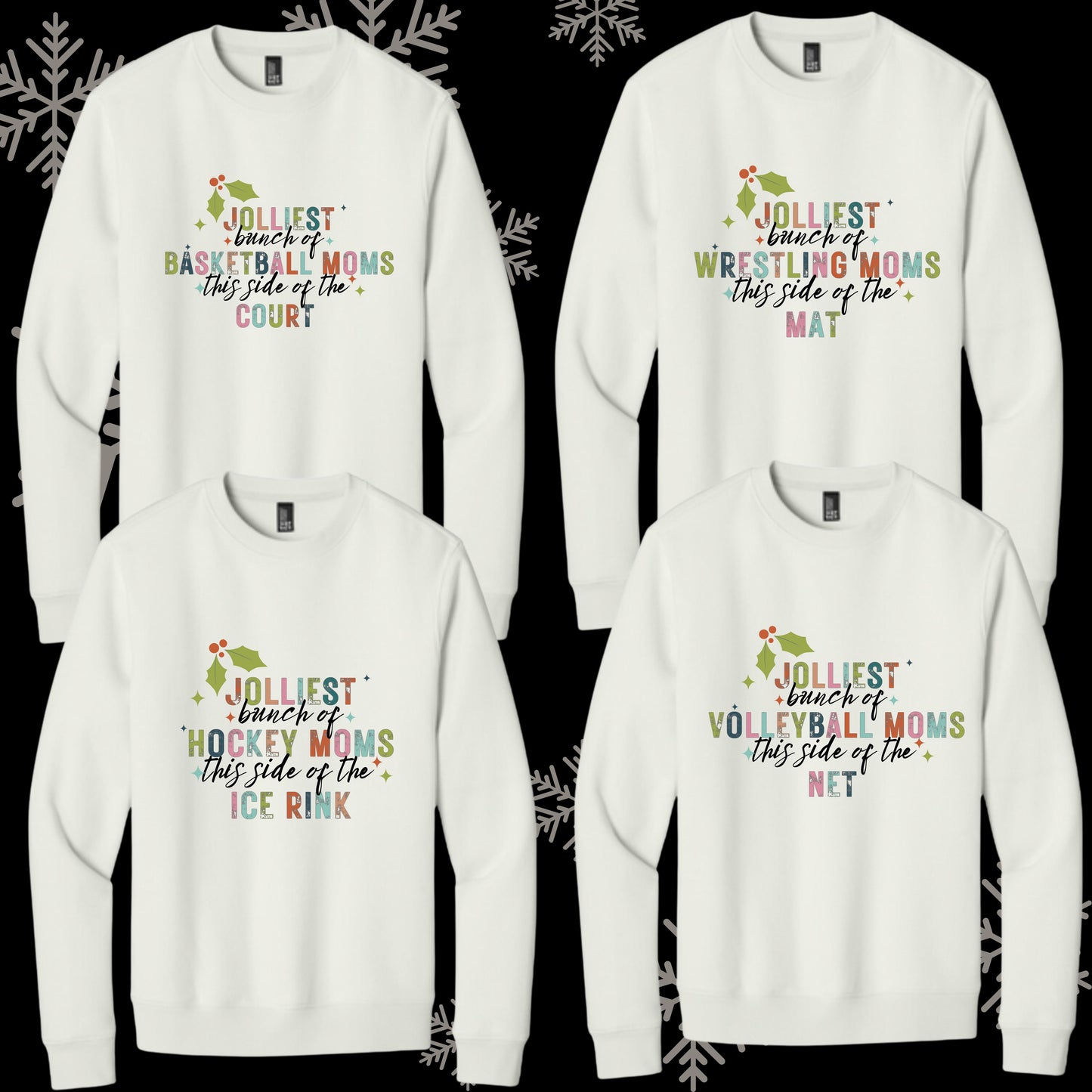 110 - Jolliest Bunch of....District® Perfect Weight® Fleece Crew