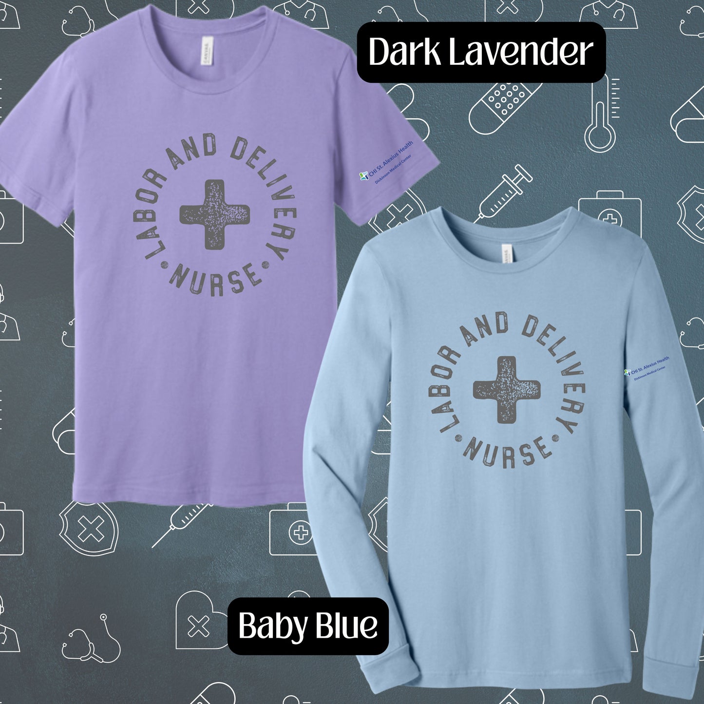 32 - Labor & Delivery Nurse Cross/Circle