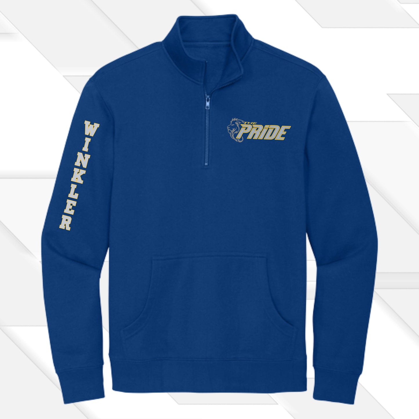 1043 - Pride 1/4 Zip District VIT Fleece Pullover