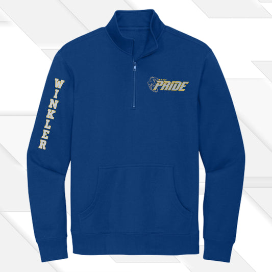 1043 - Pride 1/4 Zip District VIT Fleece Pullover