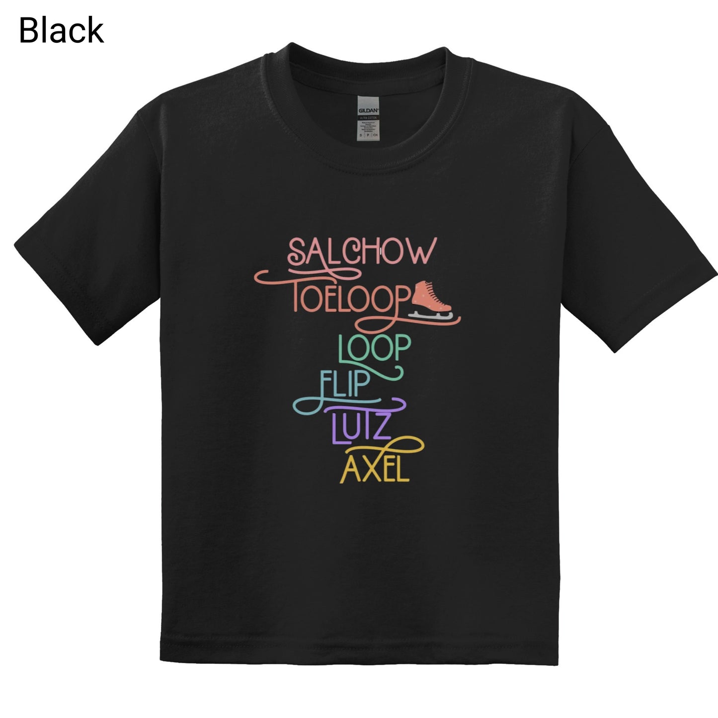 34 - Youth T-shirt Skating Moves Design