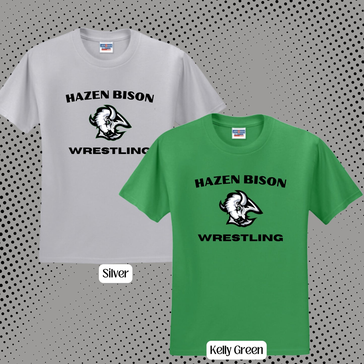 454 - Traditional Hazen Wrestling T-shirt