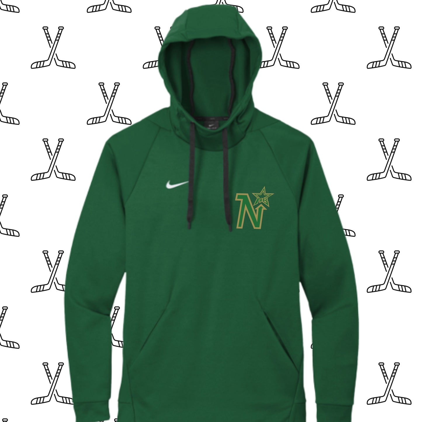 565 - North Stars Hockey Nike Women's PLAYER Green set