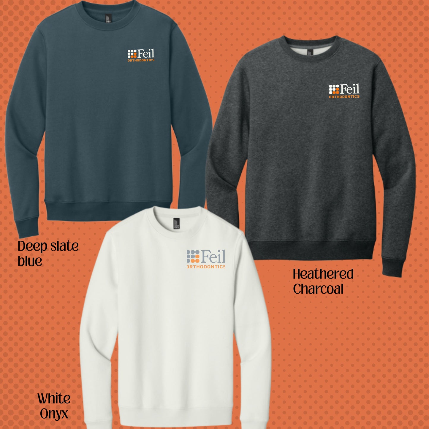 537 - Feil Unisex District Perfect Weight Fleece Crewneck Sweatshirt