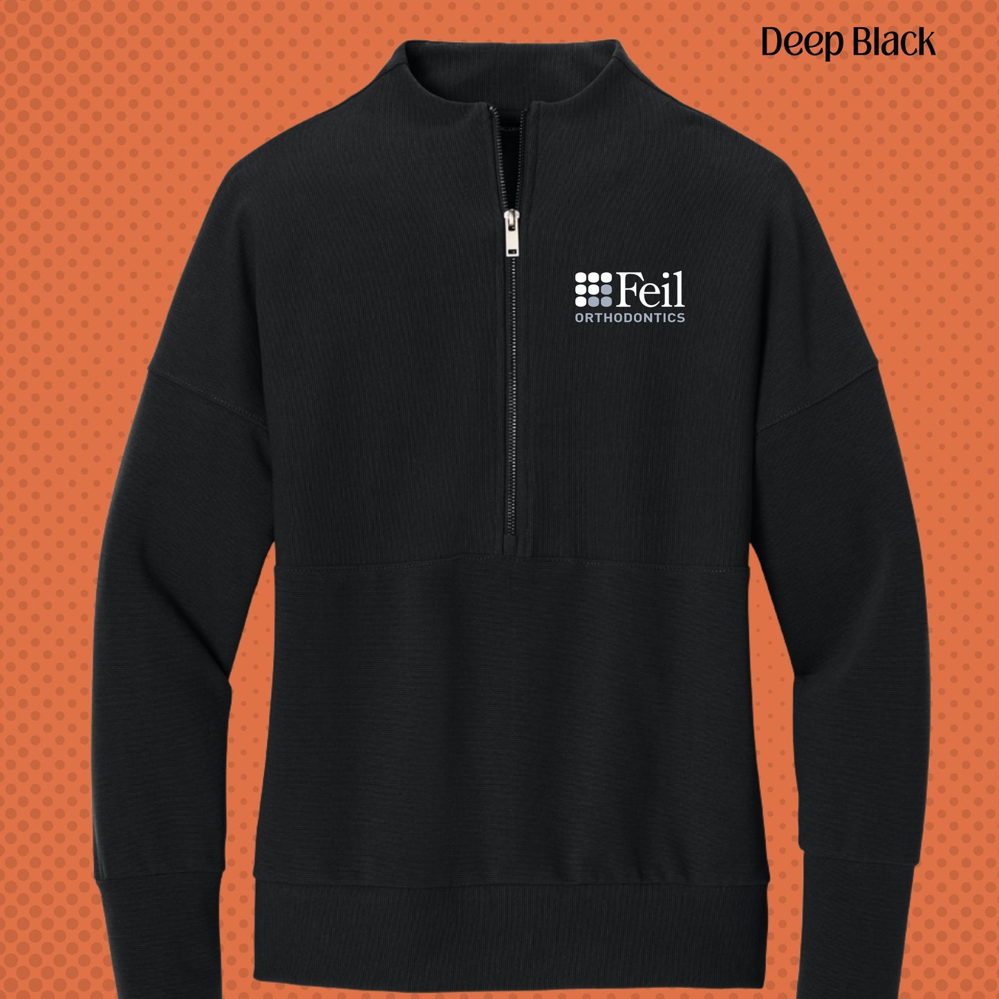 542 - Feil, (UNISEX & Women's)  Mercer+Mettle® Linear Texture 1/4-Zip