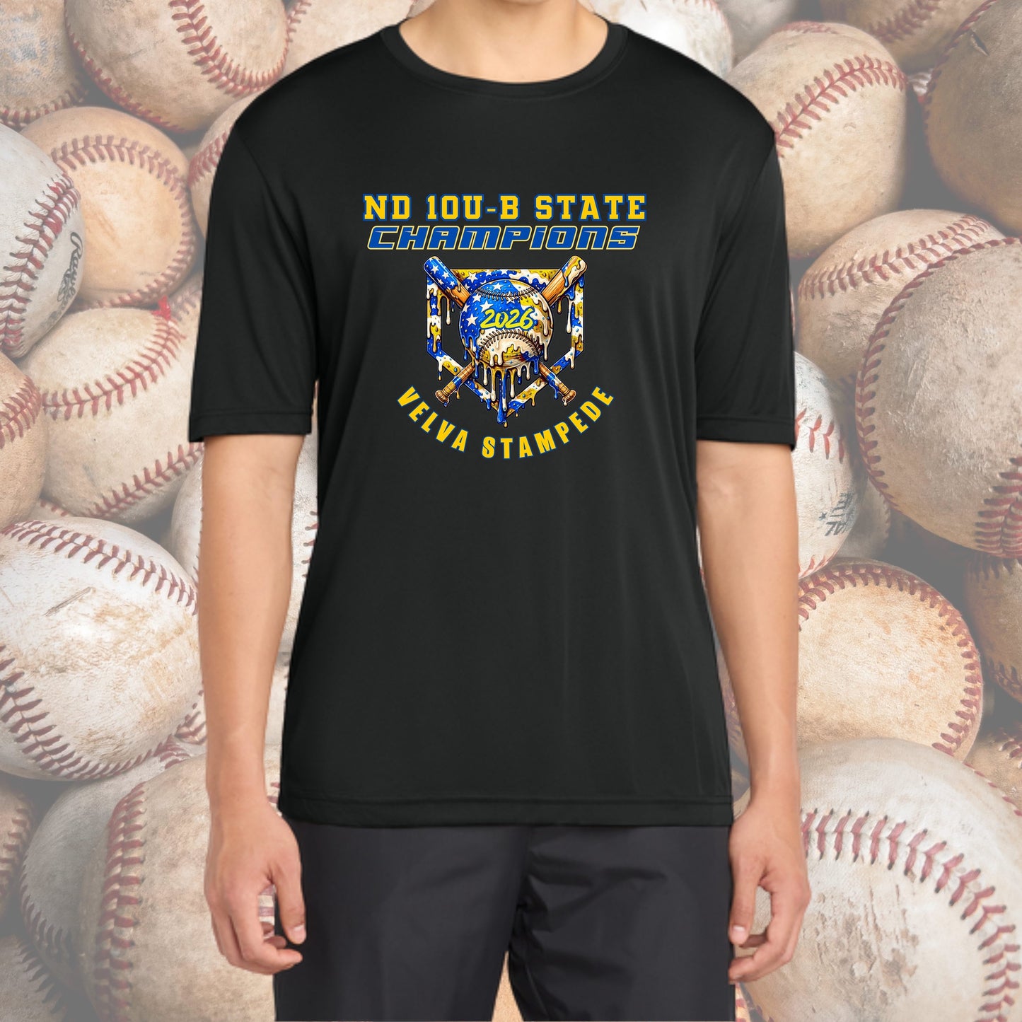 1093 - Velva Stampede 10U-B Champions Baseball DRIP