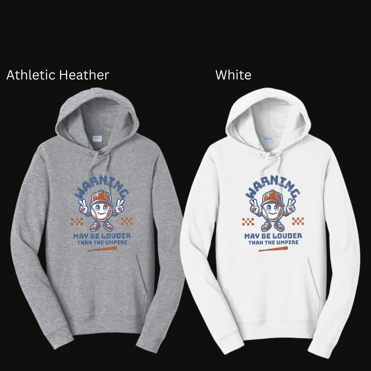 296 - Velva Baseball May Be Louder Than The Ump T-Shirt/Crewneck/Hoodie