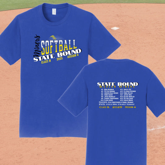 464 - 2025 Softball State Bound T-Shirt