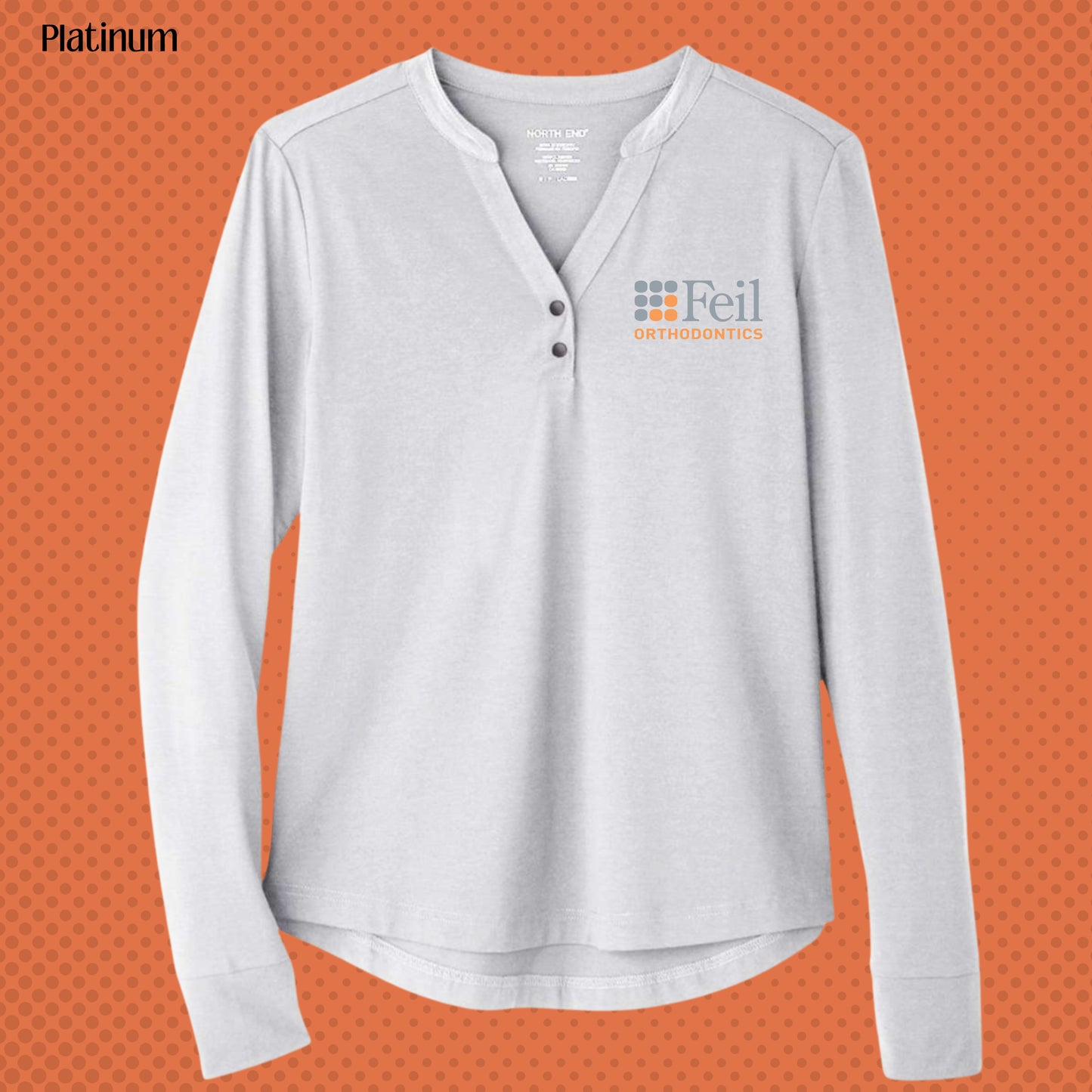 546 - Feil - Women's JAQ Stretch Performance V-Neck Snap Pullover