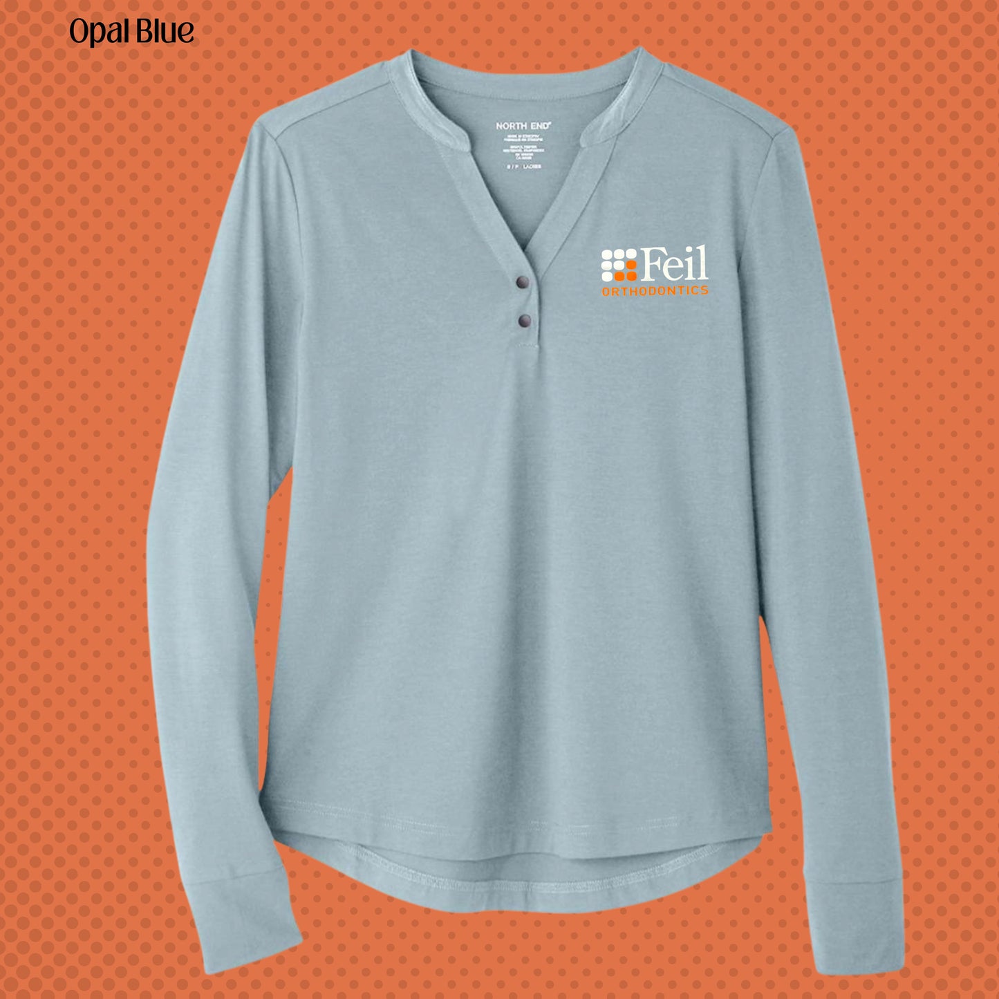 546 - Feil - Women's JAQ Stretch Performance V-Neck Snap Pullover