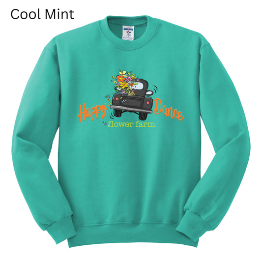 151 - Happy Dance Flower Farm Crewneck Sweatshirt