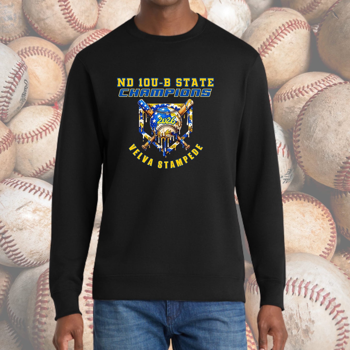 1093 - Velva Stampede 10U-B Champions Baseball DRIP