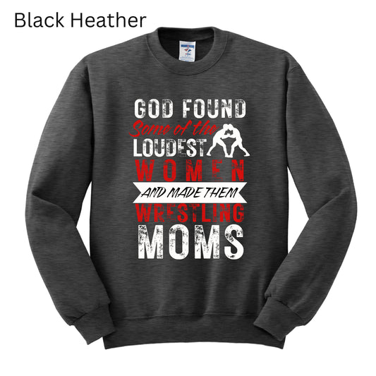 161 - Wrestling Mom Crewneck Sweatshirt