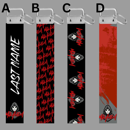1114 - Mayhem Team Spirit keychain wristlet