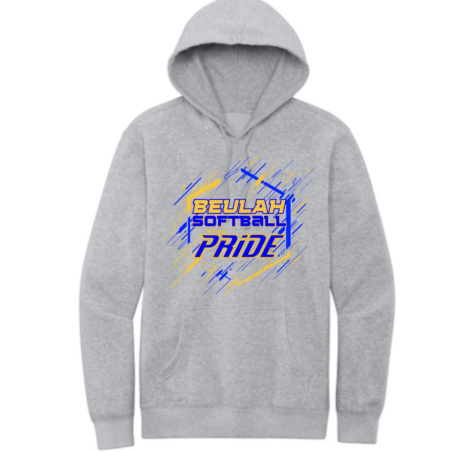 Beulah Pride Softball Hoodie - Athletic Grey - Medium - Image: 339