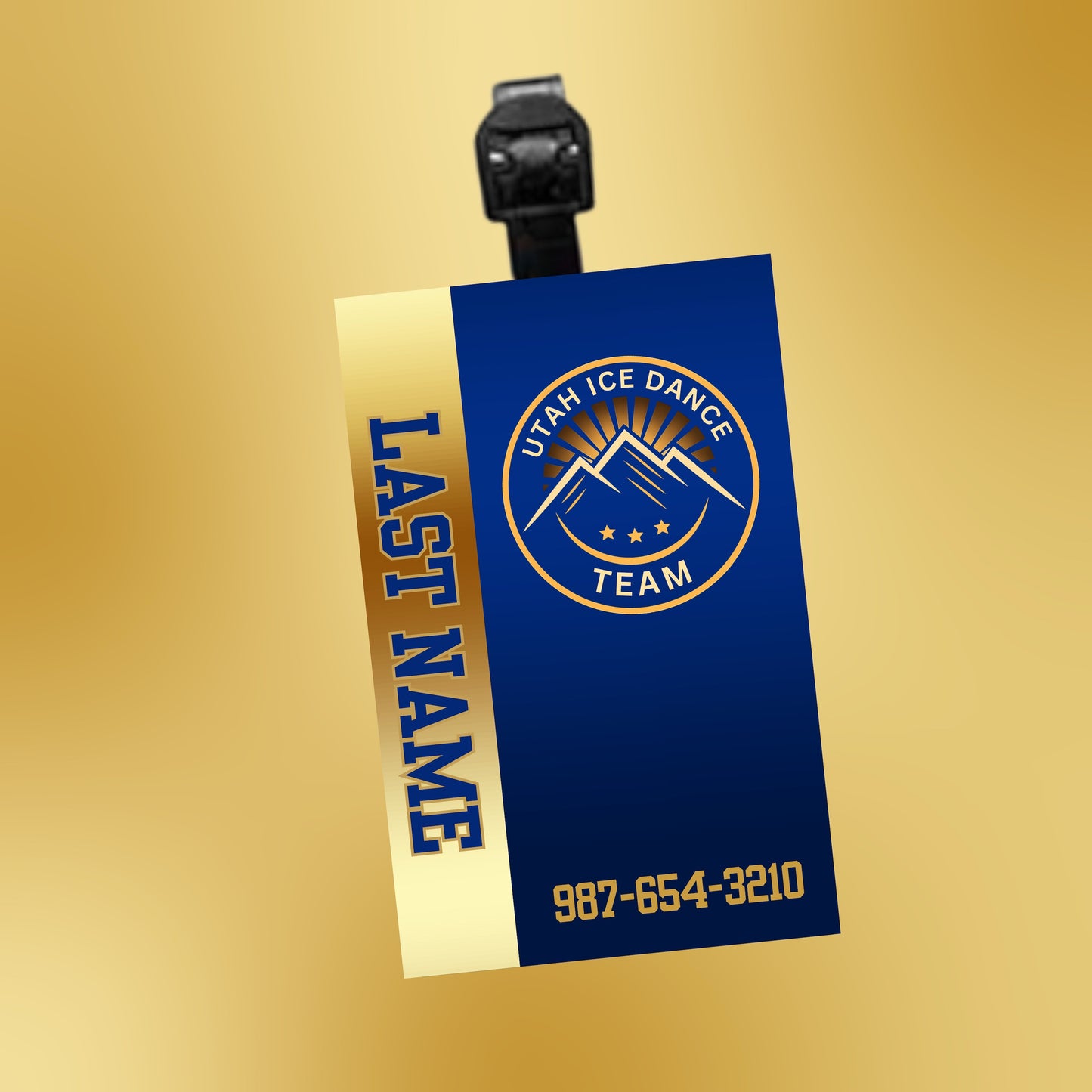 1063 - Utah Ice Dance Bag Tag