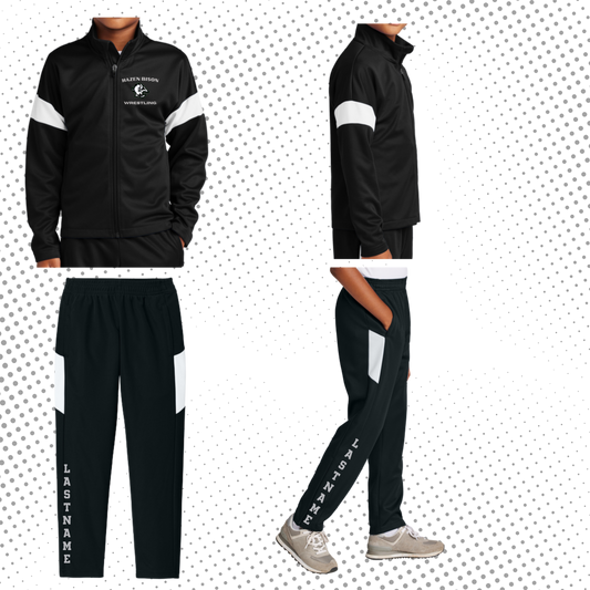 583 - Bison Wrestling Warm Up Suit