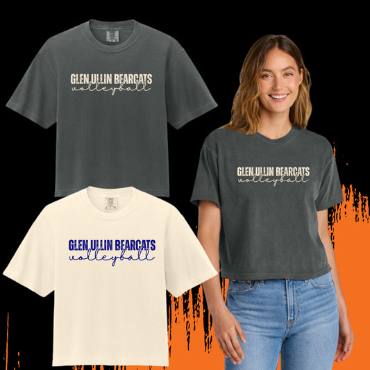 1269 - Bearcats Comfort Color Women's Boxy Tshirt
