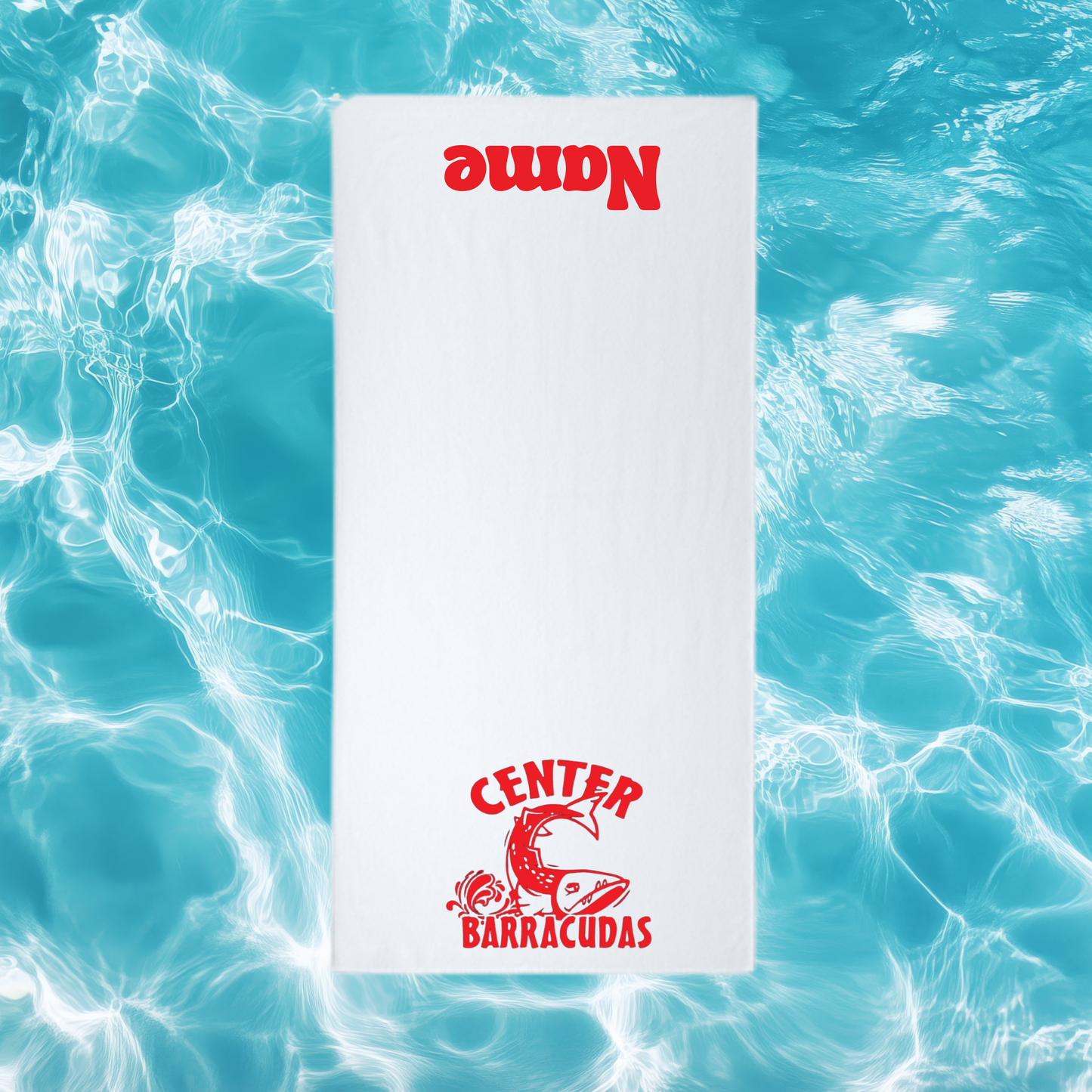 536-Baracudas Beach Towel