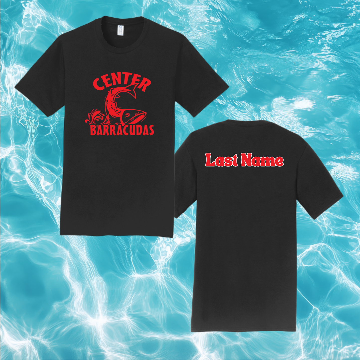 528-Barracudas T-shirt Youth and Adult