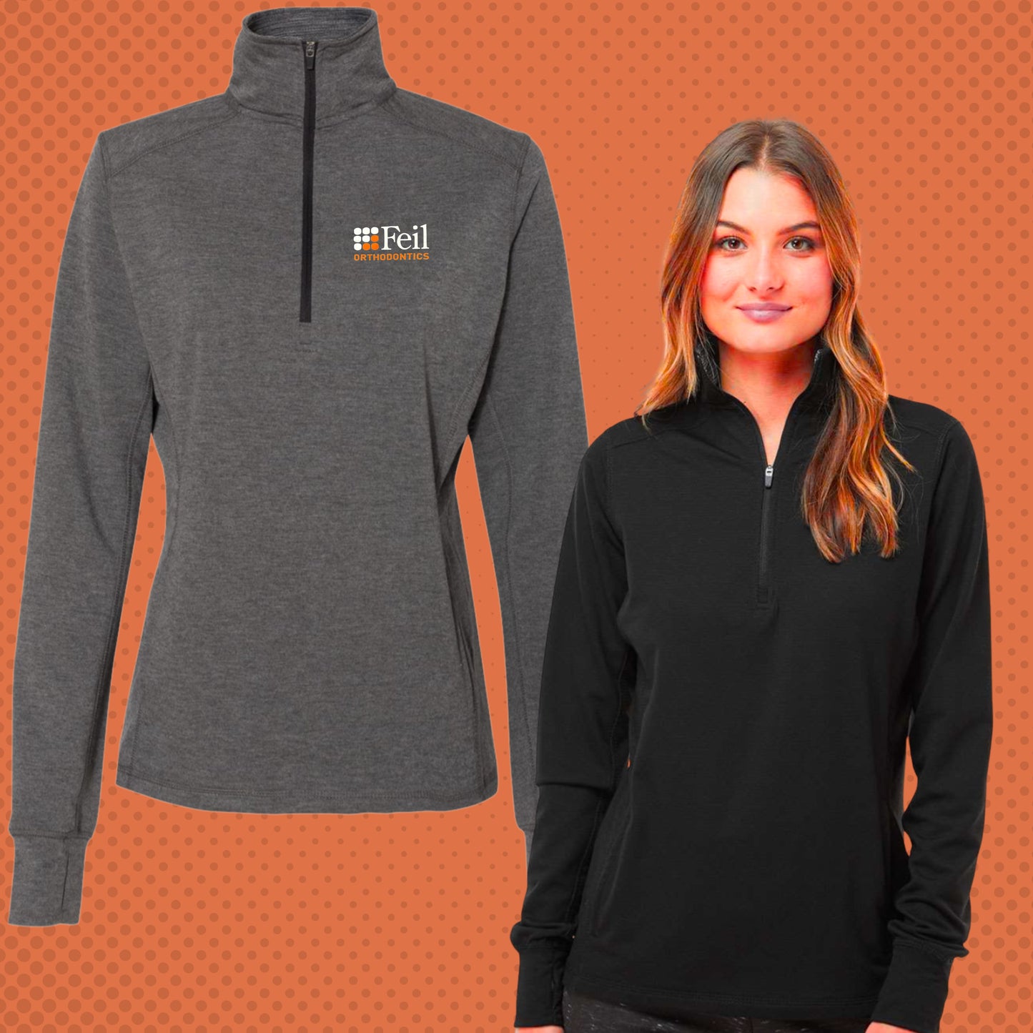 539 - Feil, J. America Women’s Omega Stretch Quarter-Zip Pullover