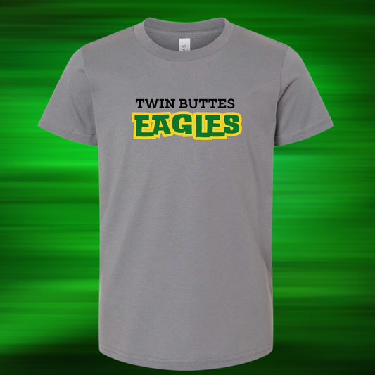 466 - Twin Buttes Adult and Youth T-shirt, Go Eagles