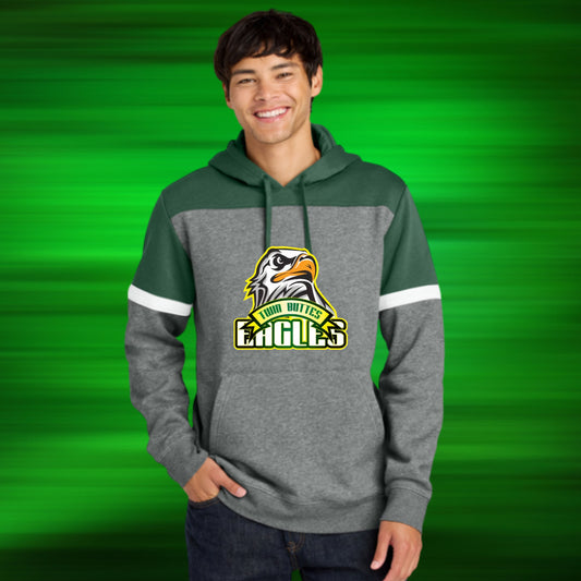 465 - Adult Twin Buttes Drive Fleece Colorblock Hoodie