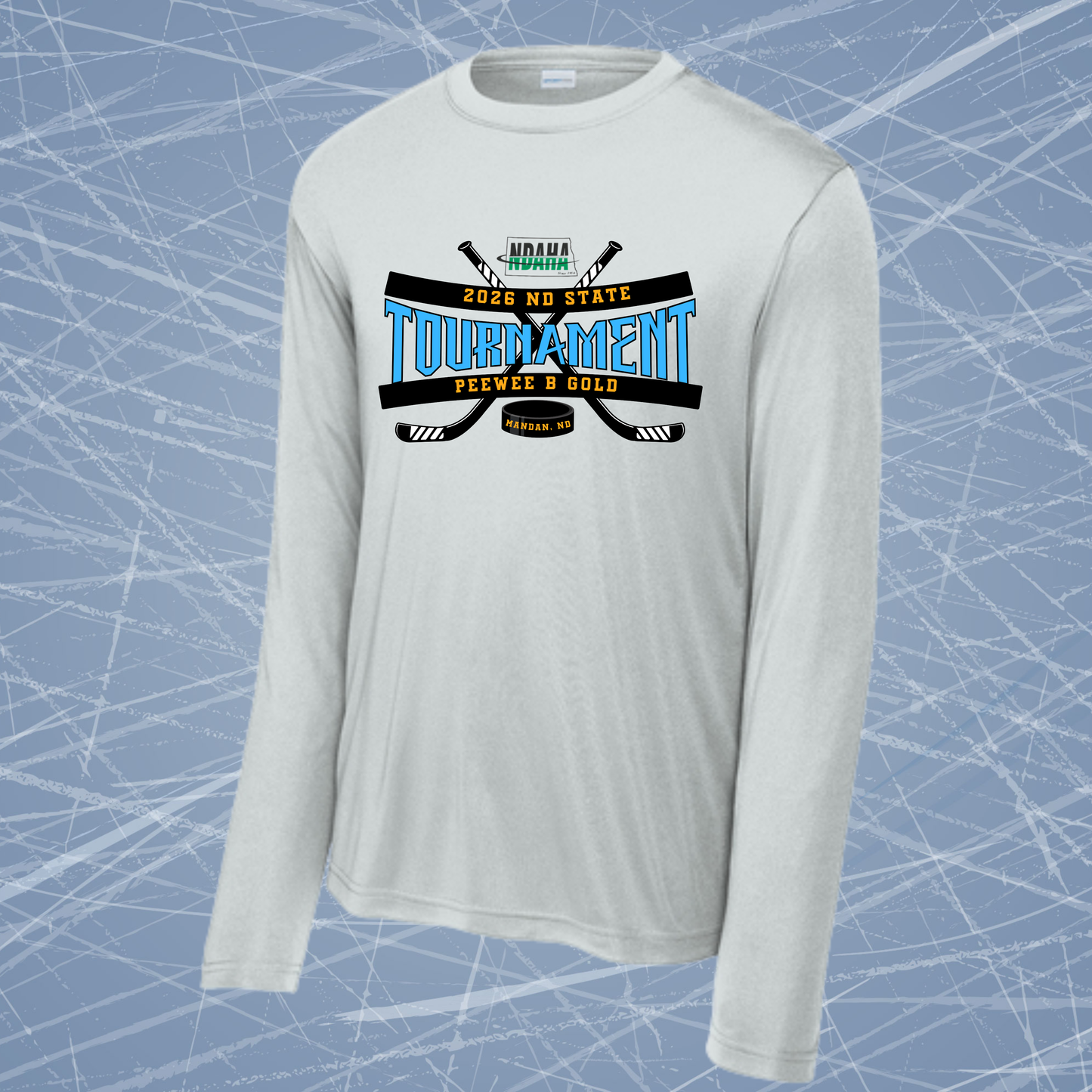 568-PeeWee Sport-Tek® Long Sleeve PosiCharge® Competitor™ Tee Youth and Adult