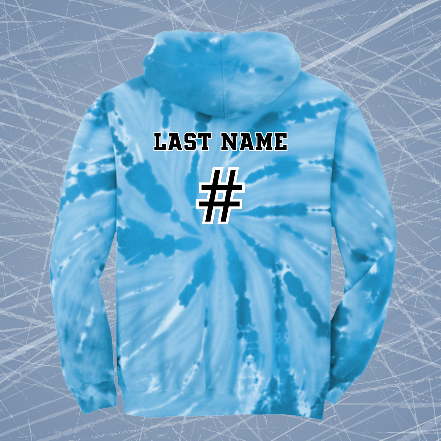 569-PeeWee Tye-Dye hoodie Youth and Adult