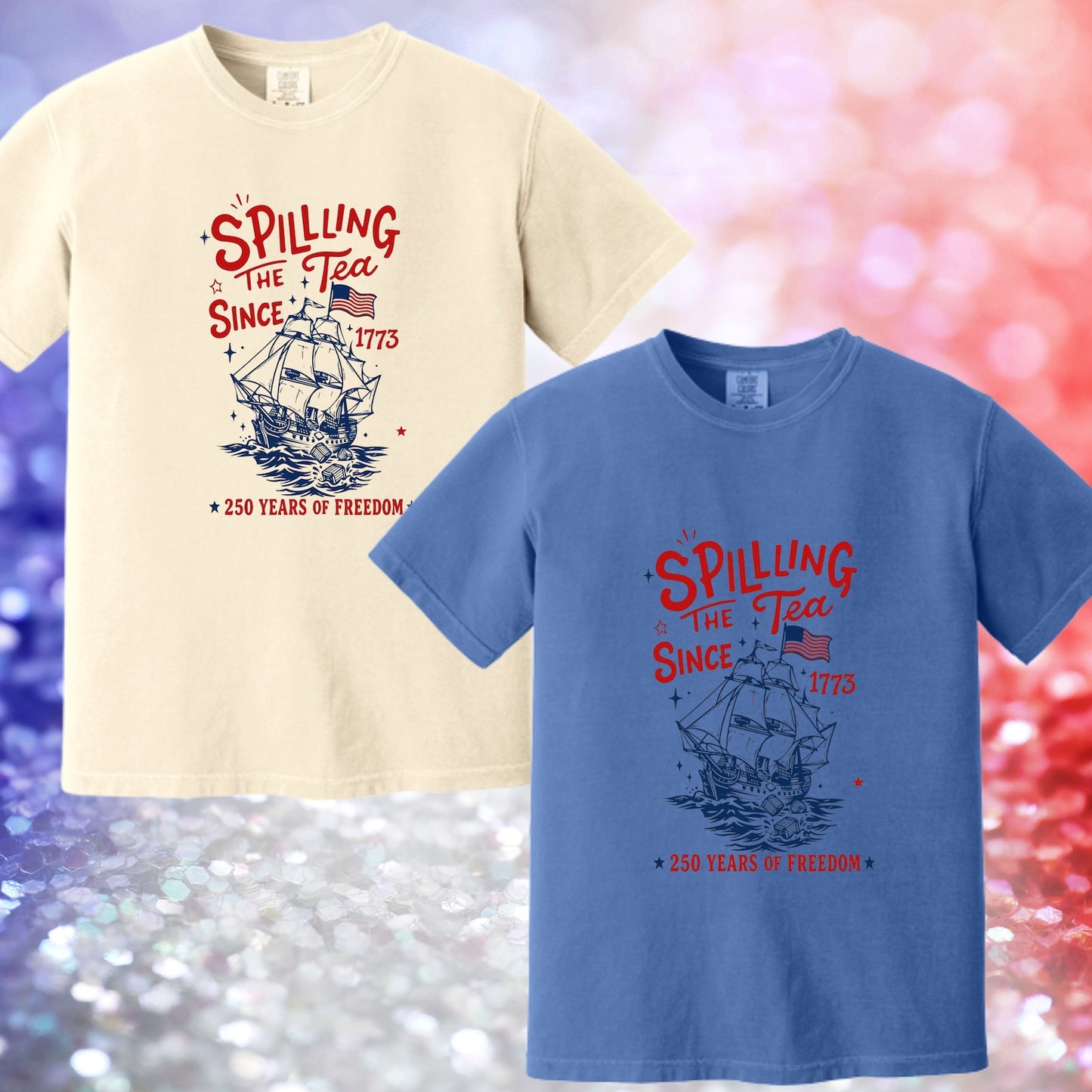 1078 - Spilling the Tea T-shirt