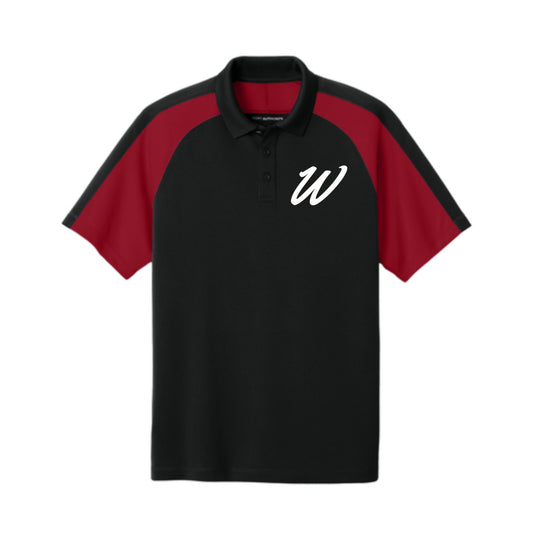 303 - Washburn Baseball "W" Pique Colorblock Polo