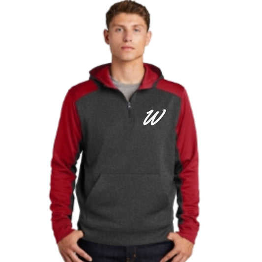 307 - Washburn Baseball "W" 1/4-Zip Sweatshirt