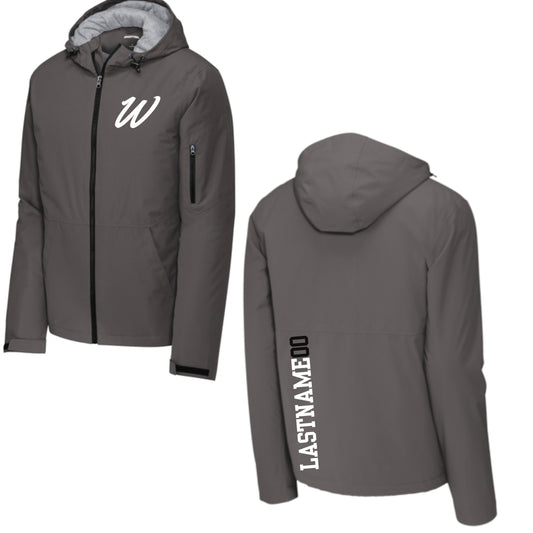 308 - Washburn Baseball "W" Waterproof Insulated Jacket