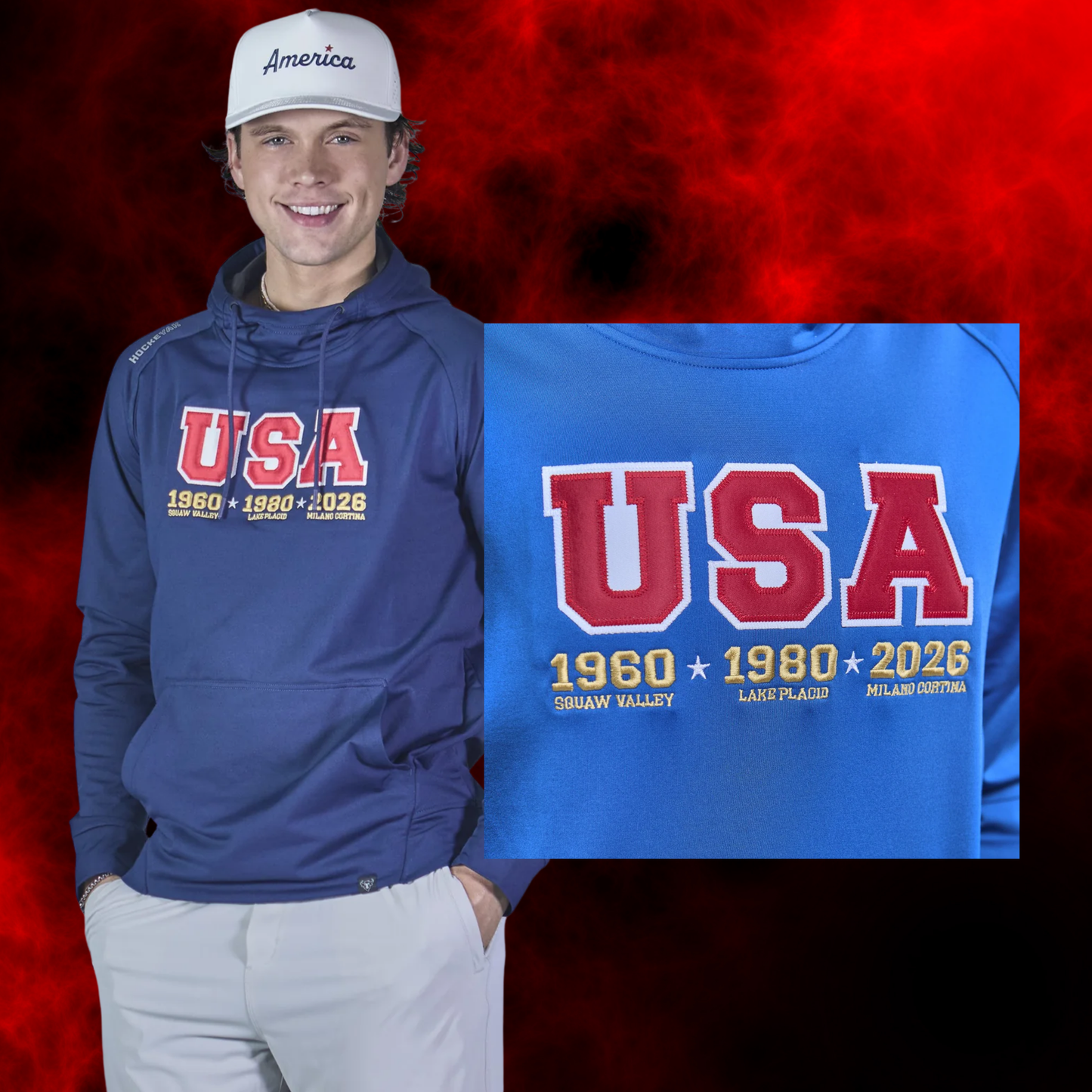 1101- YAK Olympic Gold Hoodie