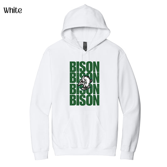 0085 - Adult Hoodie - Bison x4 Image