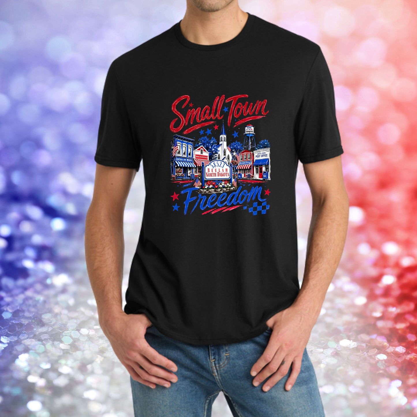 1083 - Hazen Small Town Freedom T-shirt