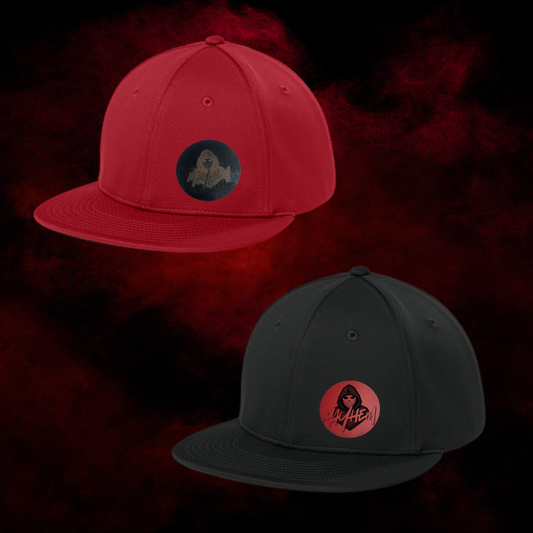 1117-Sport-Tek® Impact Mesh Stretch-Tek Cap with Leather Patch