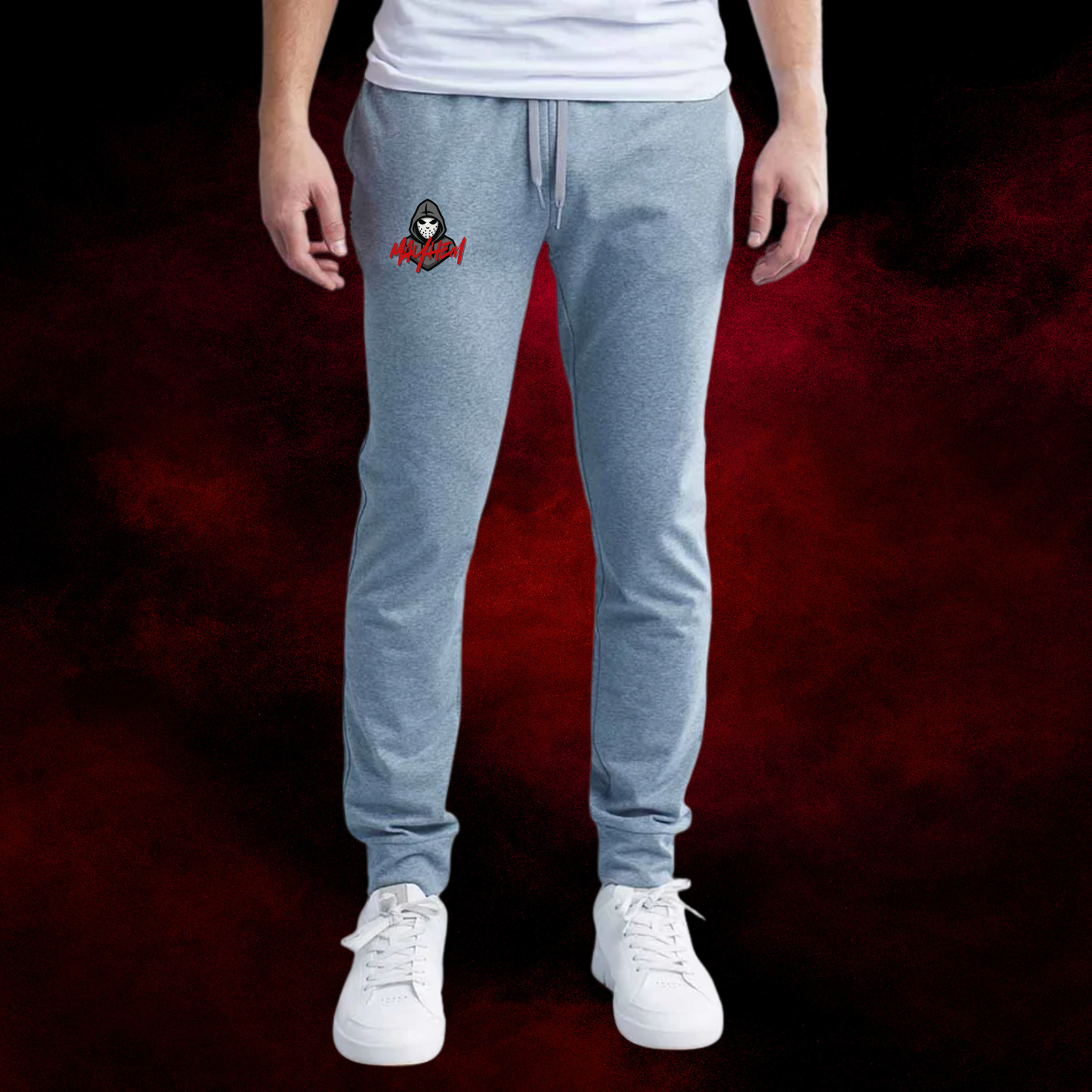 1107-YAK GREY PERFORMANCE FLEECE JOGGERS