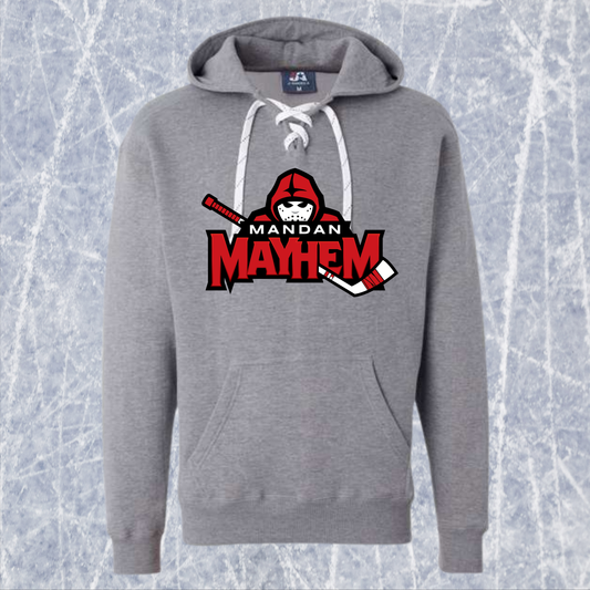 1003-Mayhem Lace Up Hoodie